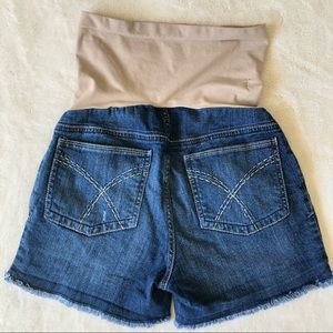 Motherhood Maternity - Distressed Jean Summer Shorts - XS